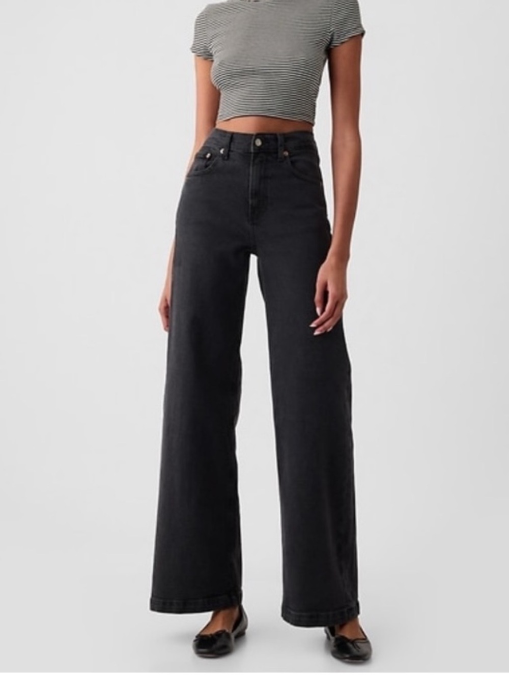 GAP High Rise Wide Leg Jeans Size 29 / 8